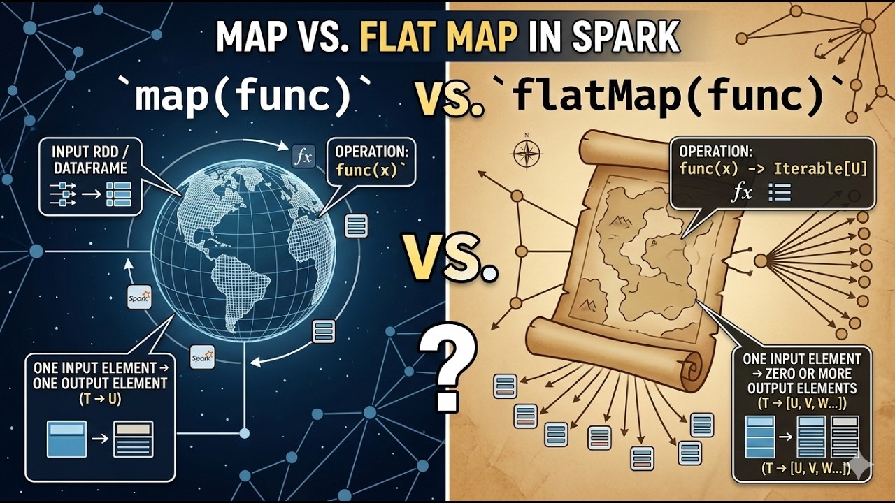 Map vs FlatMap: Understanding One-to-One vs One-to-Many Transformations