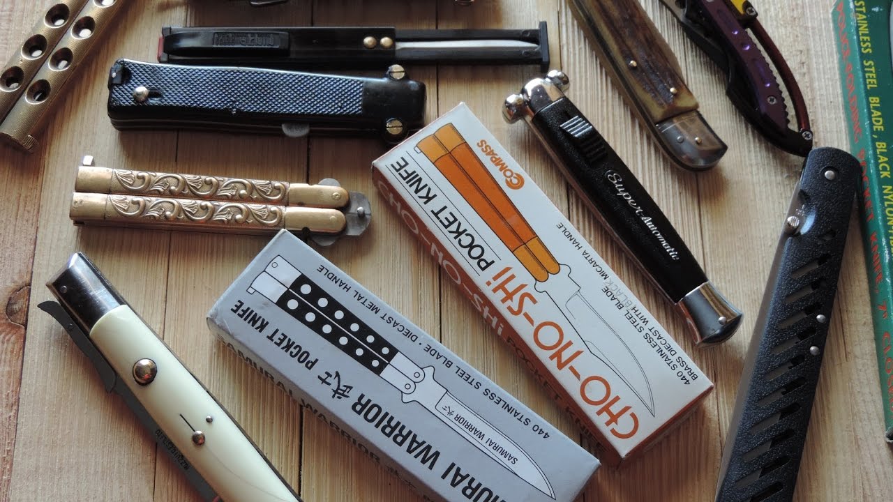New Arrival Retro Knives ~ Samurai/CHONOSHI ~ Balisongs ~ Bargeon ~ Ninja Cobra ~ Rizzuto