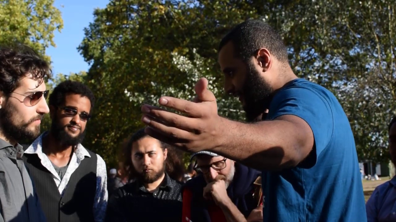 P2 - Changing Feminism! Mohammed Hijab & Visitor | Speakers Corner | Hyde Park