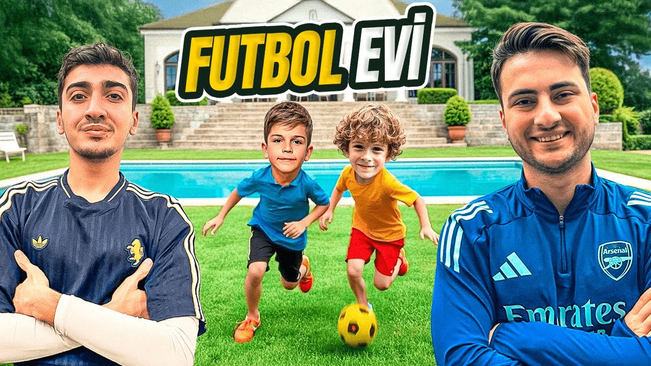 EN YETENEKLİ MİNİK FUTBOLCULAR DEV VİLLADA! w/@Emirivriv