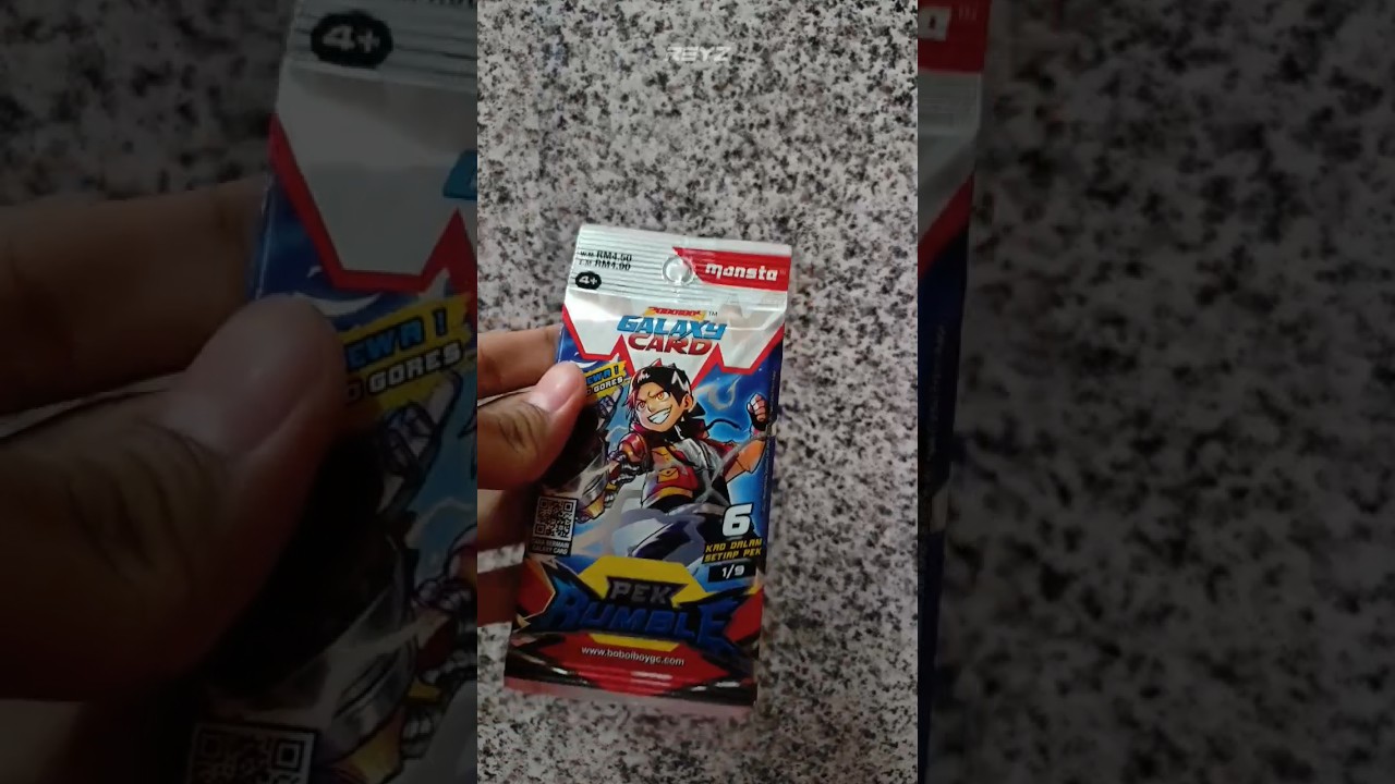 #NYAHPEK - BoBoiBoy Galaxy Card (Pek Rumble) [1/9]