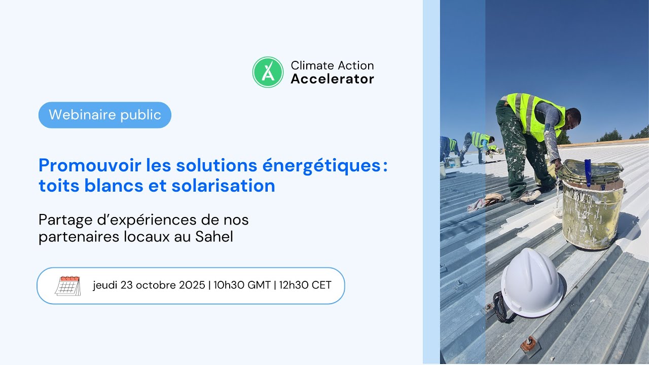 Promouvoir les solutions énergétiques : toits blancs et solarisation