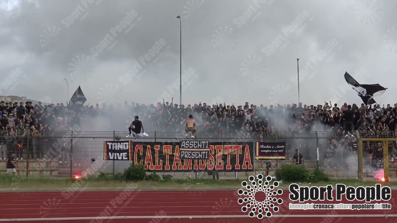 👏🥁«Noi siamo Caltanissetta»: tifo Nissa vs Sancataldese 2024-25