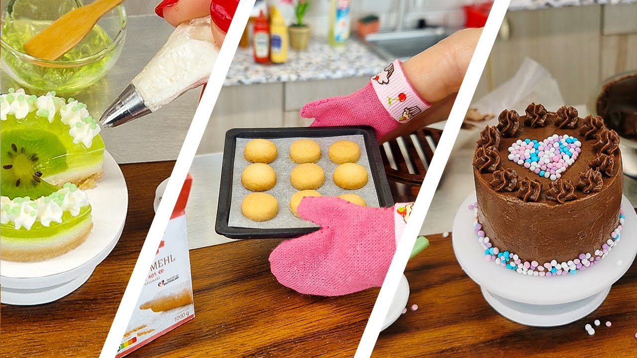 REAL mini cooking 1 hour! Real mini baking / ASMR