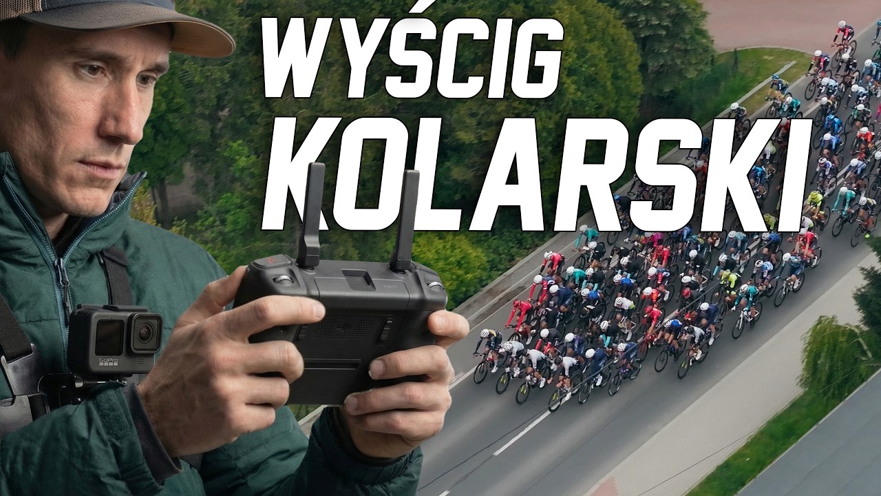 Behind The Scenes: Transmisja LIVE z drona z wyścigu kolarskiego.