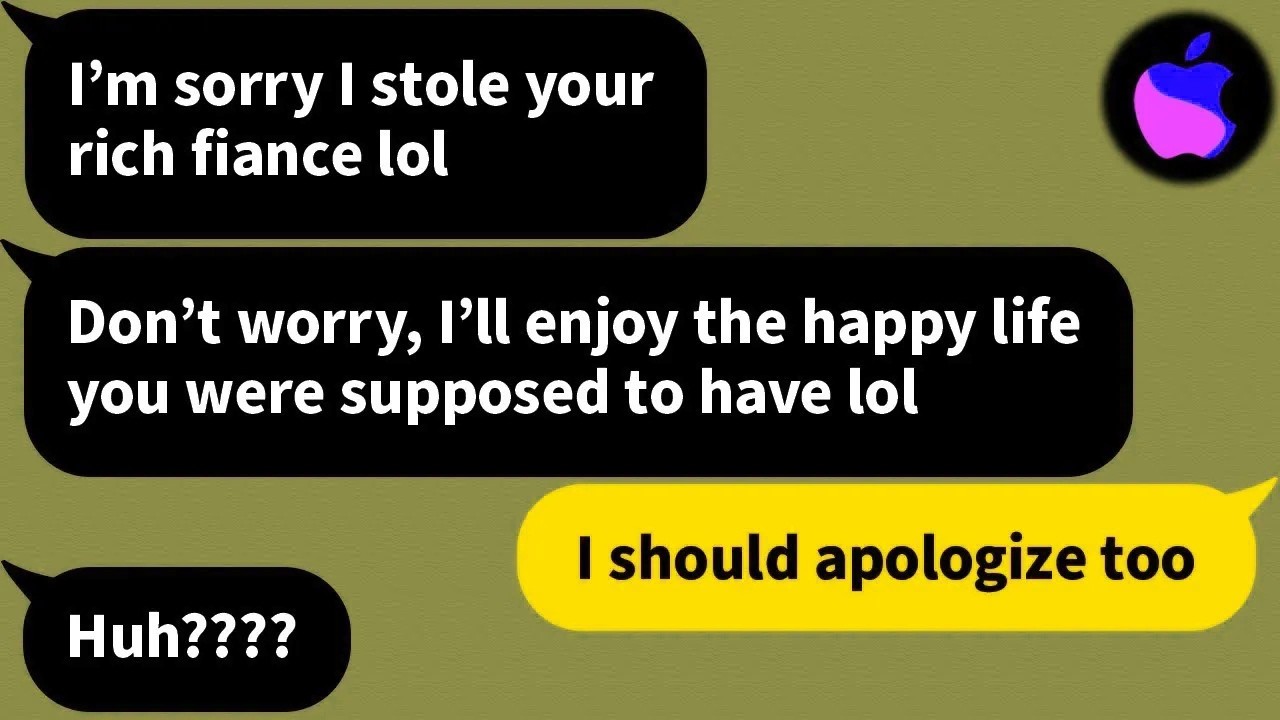 【Apple】 My subordinate who stole my fiancé and quit messaged me saying...