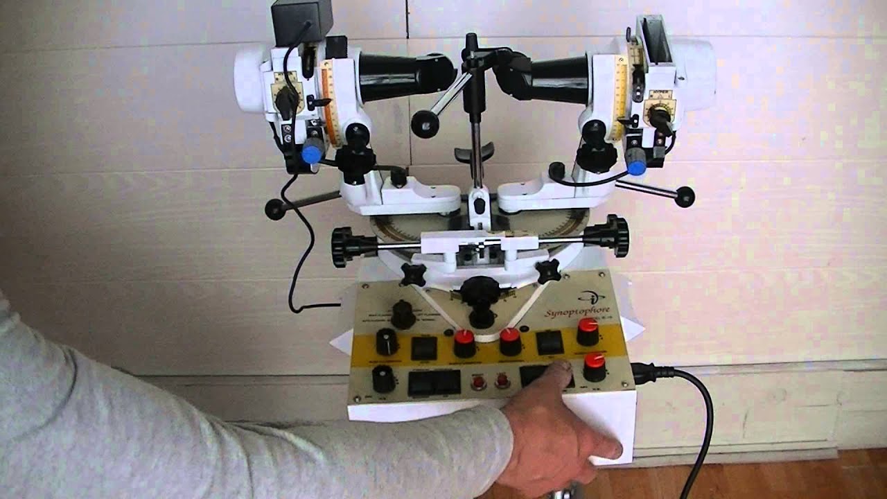 synoptophore demonstration pour orthoptiste