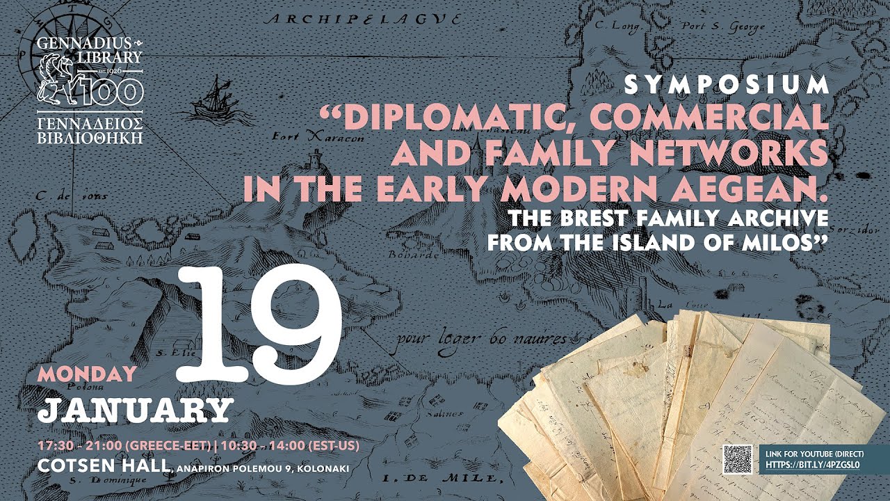 Diplomatic, Commercial and Family Networks in the early Modern Aegean.