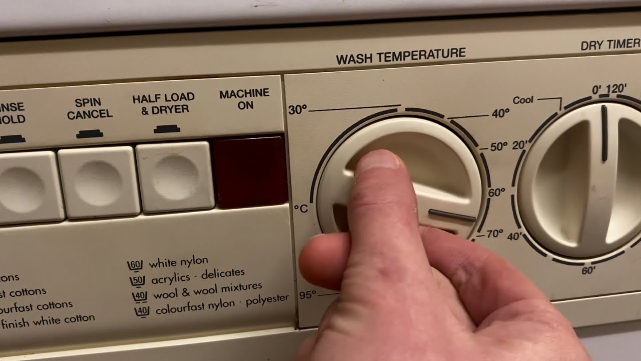 Electra Condenser Washer Dryer WD 800: White Cottons 60, Pre Wash