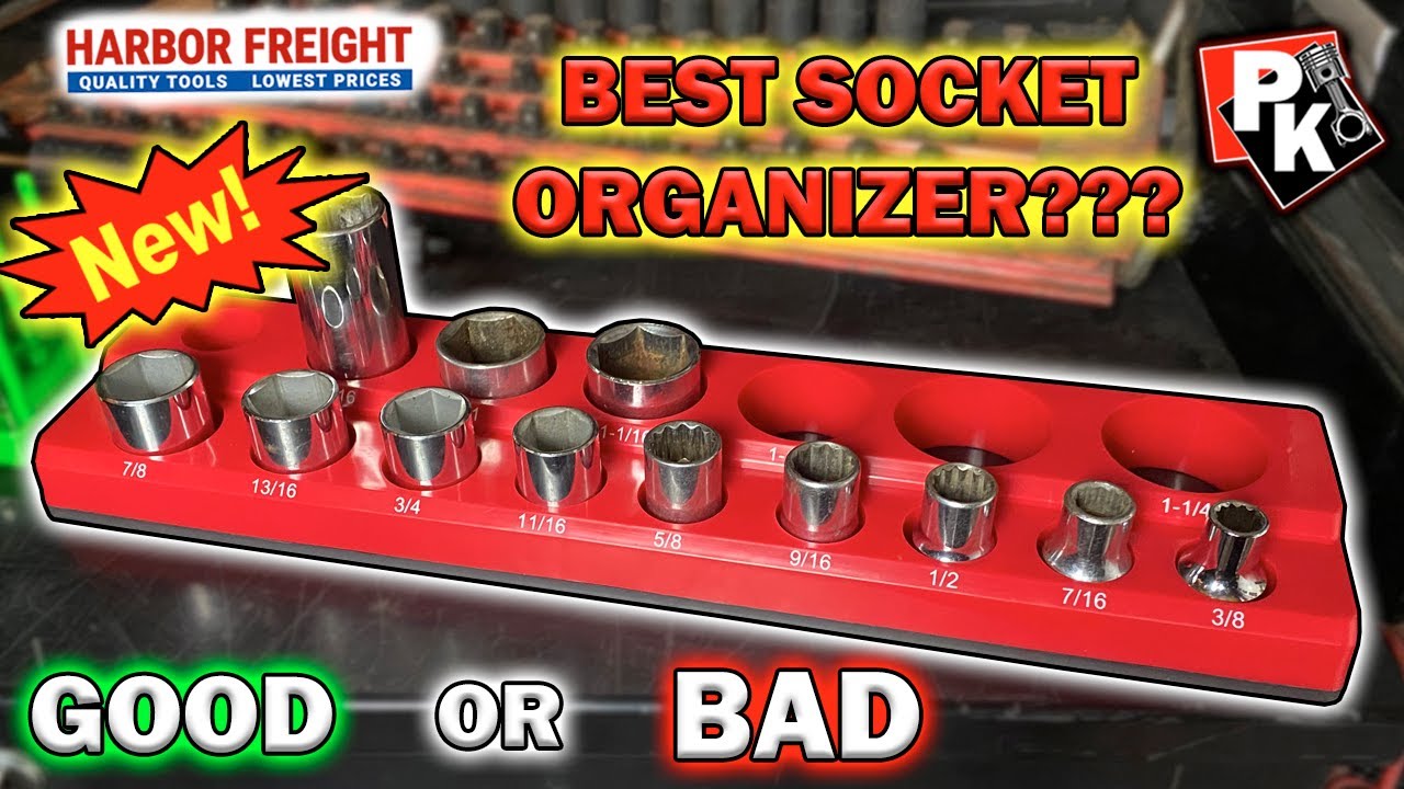 NEW Harbor Freight US GENERAL Socket Organizer / Best Socket Organizer #harborfreight #organization