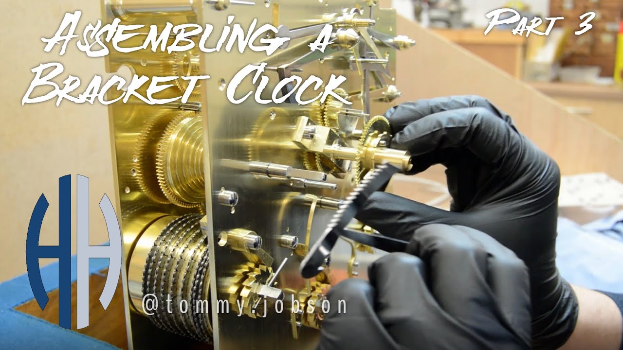 Repairing an antique clock - Assembling a bracket clock Part 3