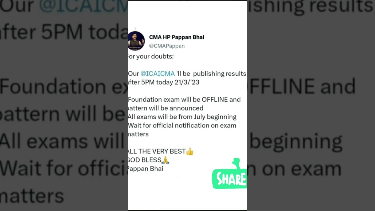 CMA result update  Jan 2023 / Dec 2022 #cmaresults #cma