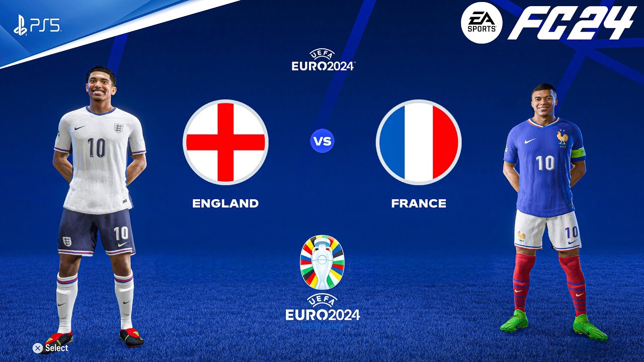 FC 24 - England Vs France - UEFA EURO 2024 FINAL Match | PS5™ [4K60]