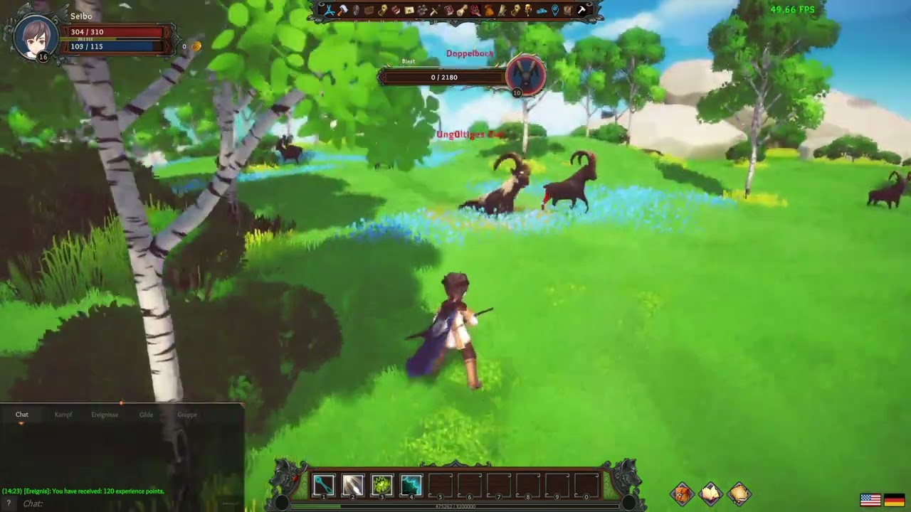 Game Progress: RPG Game - CyTale with Stylized Terrain - Archer Walk