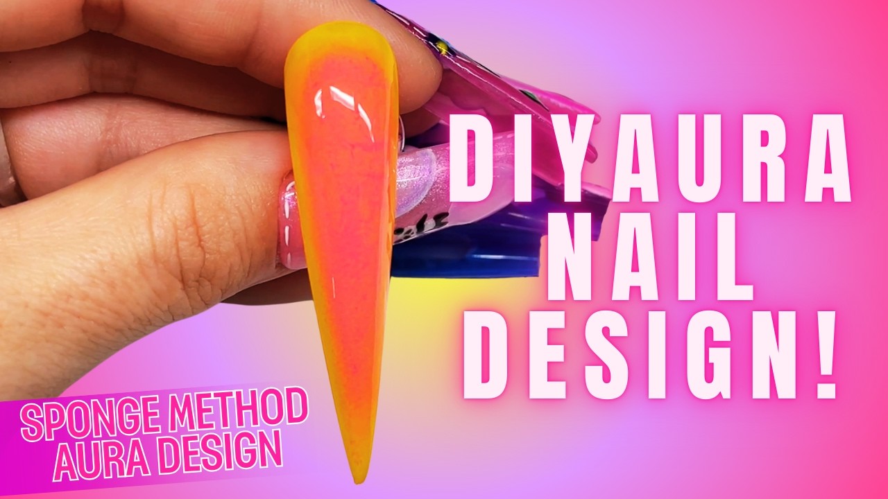 Ep. 0425 | Easy Aura Nails Using a Sponge ✨ | Beginner Nail Art Design, Easy Diy Nails At Home