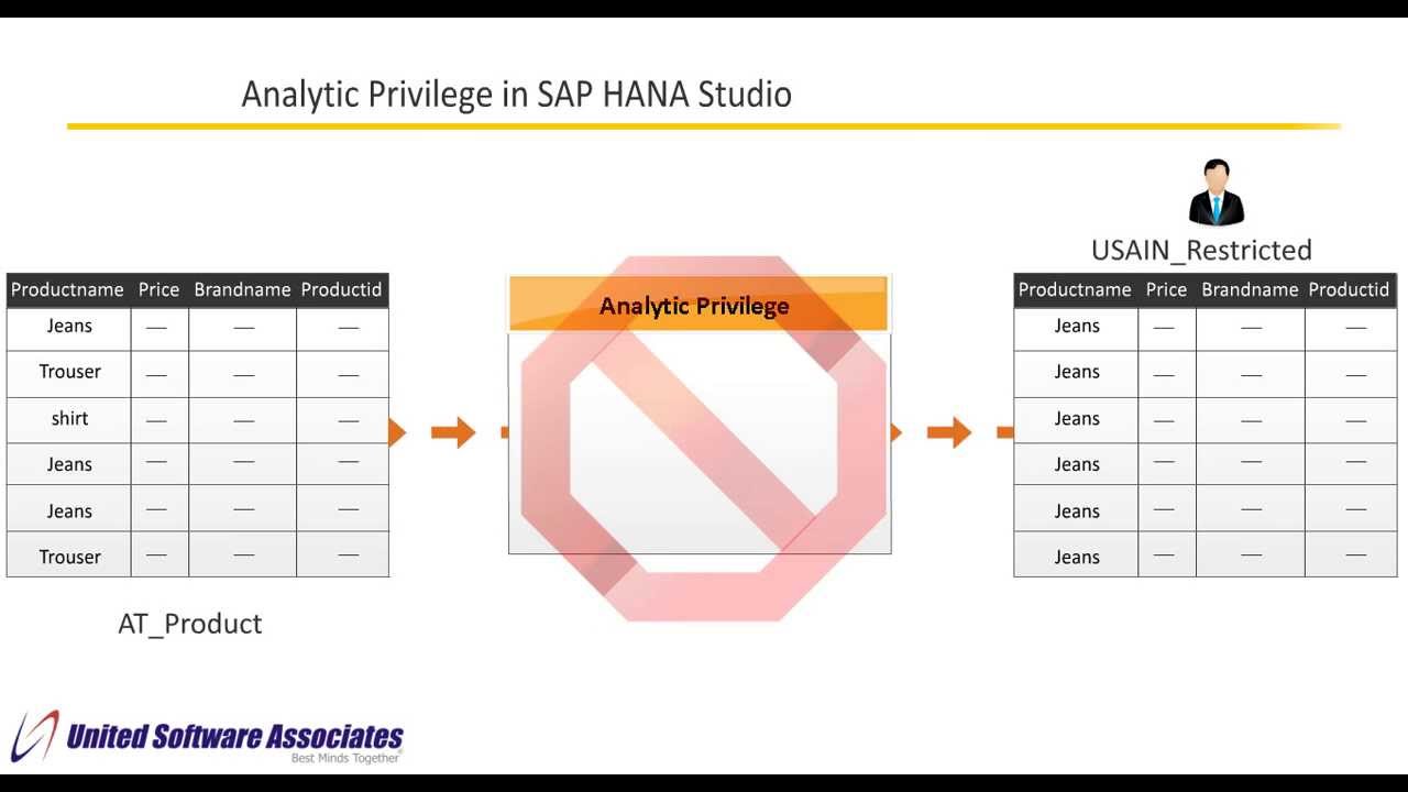 Analytic Privileges in SAP HANA studio