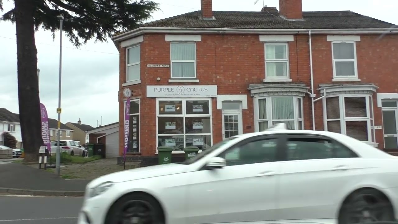 Driving On Monarch Drive, Fern Road, Comer Gardens, Oldbury Road & Tudor Way, Worcester, England