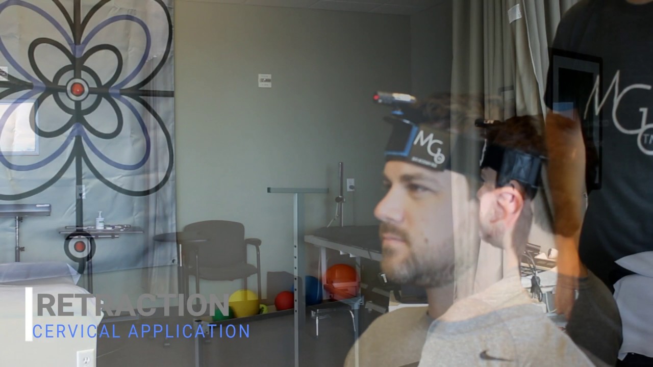 cervical retraction with visual feedback external cues