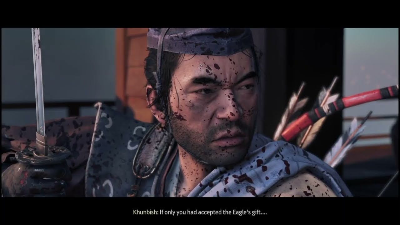 Ghost of Tsushima gameplay - khunbish leader killed with all 4 stances