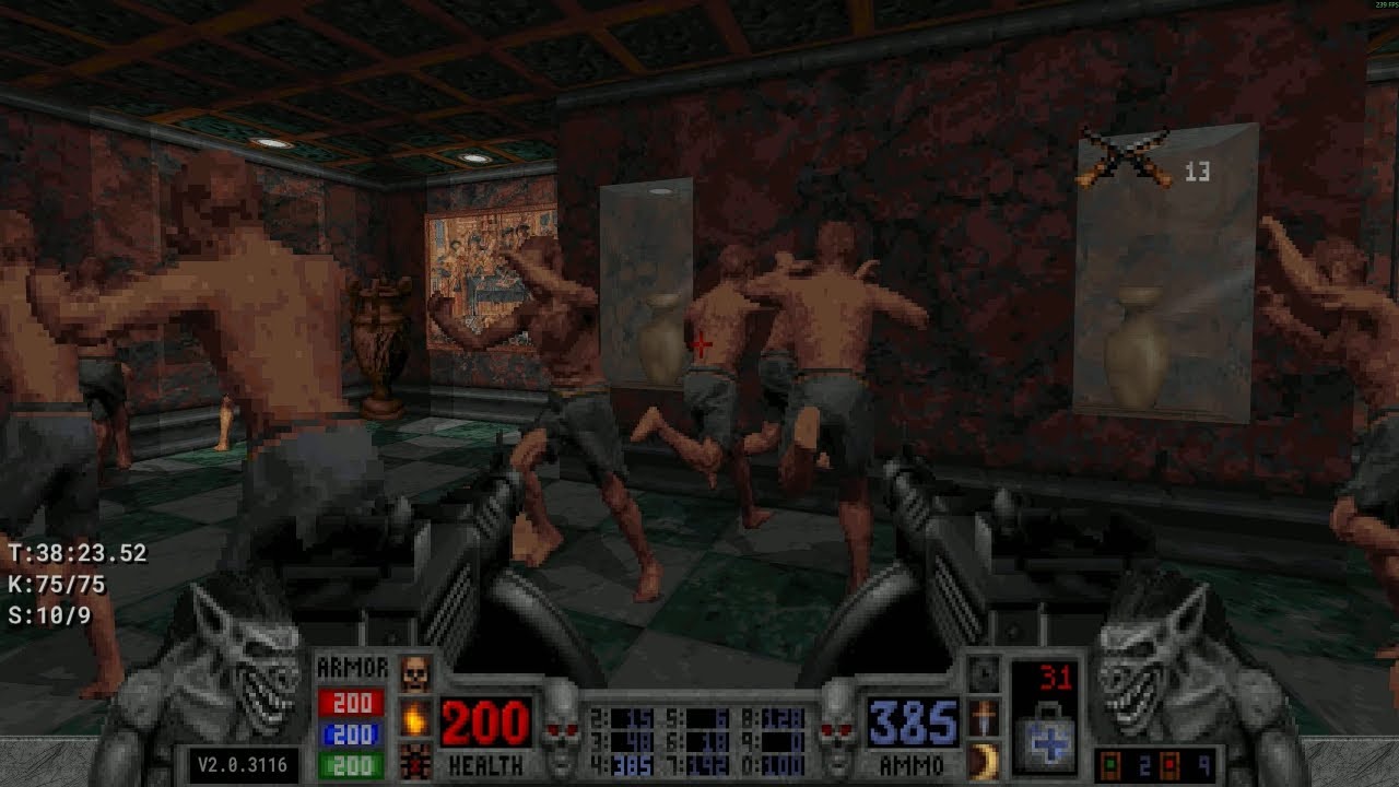 Blood: Refreshed Supply - E3M1: Ghost Town (100%) - Extra Crispy - Achievements 11 / 20
