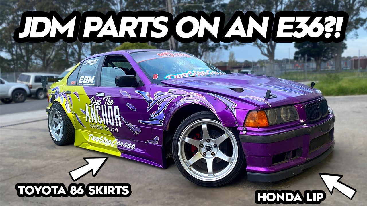 BMW E36 JDM Sideskirts & Front Lip Install