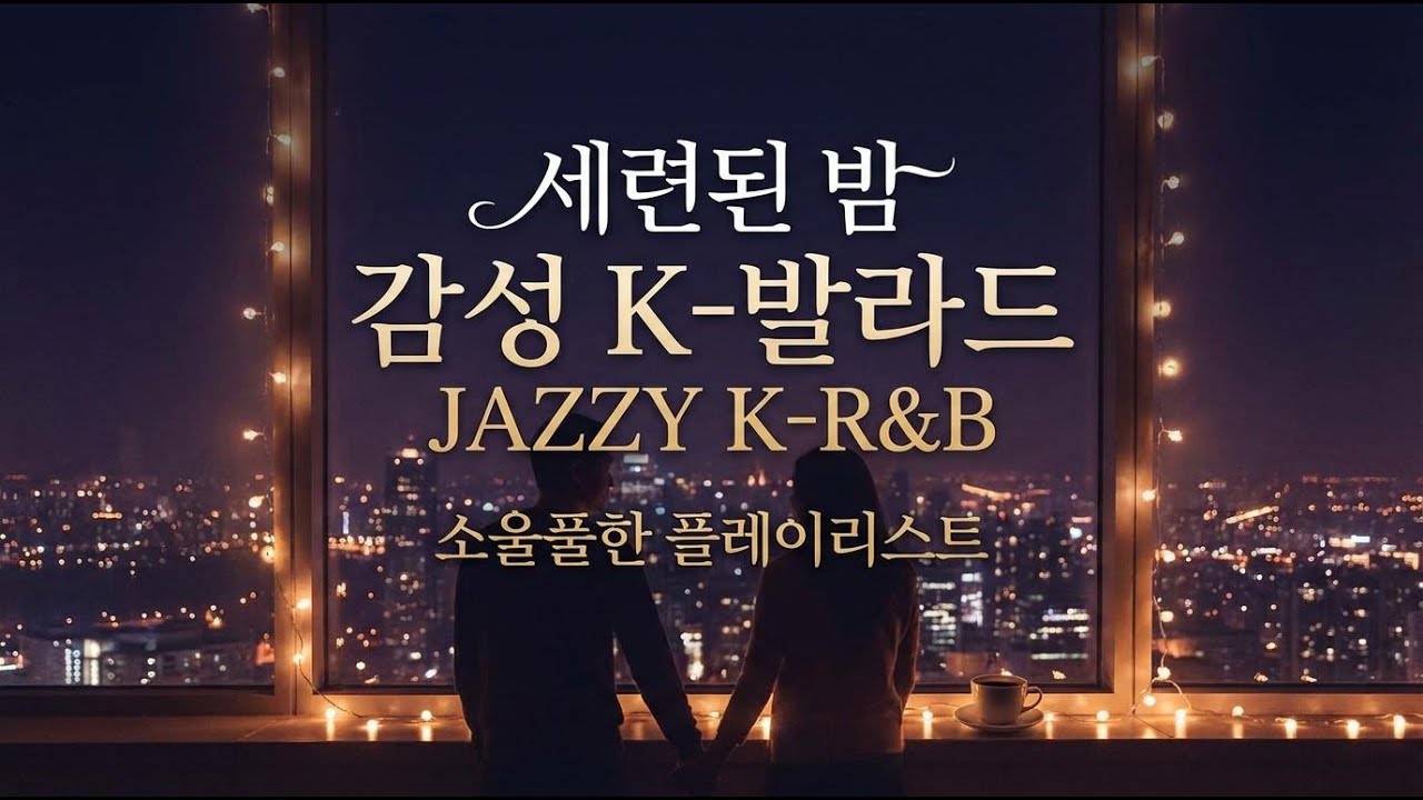 [플레이리스트] 세련된 밤 감성 K-발라드 JAZZY K-R&B 소울풀한 플레이리스트