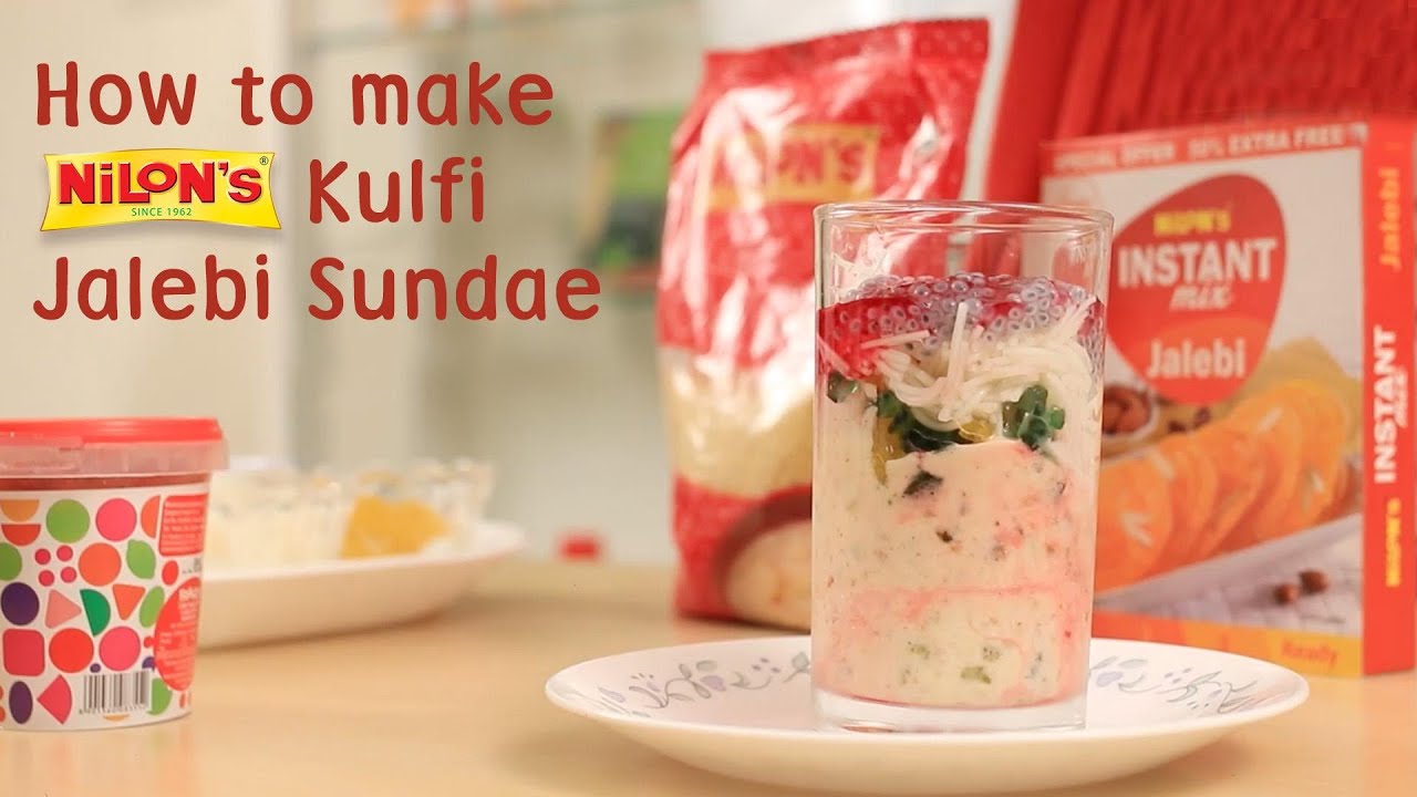 Easy to make Kulfi Jalebi Sundae I Isme Pyaar Mila Hai | Nilon&rsquo;s