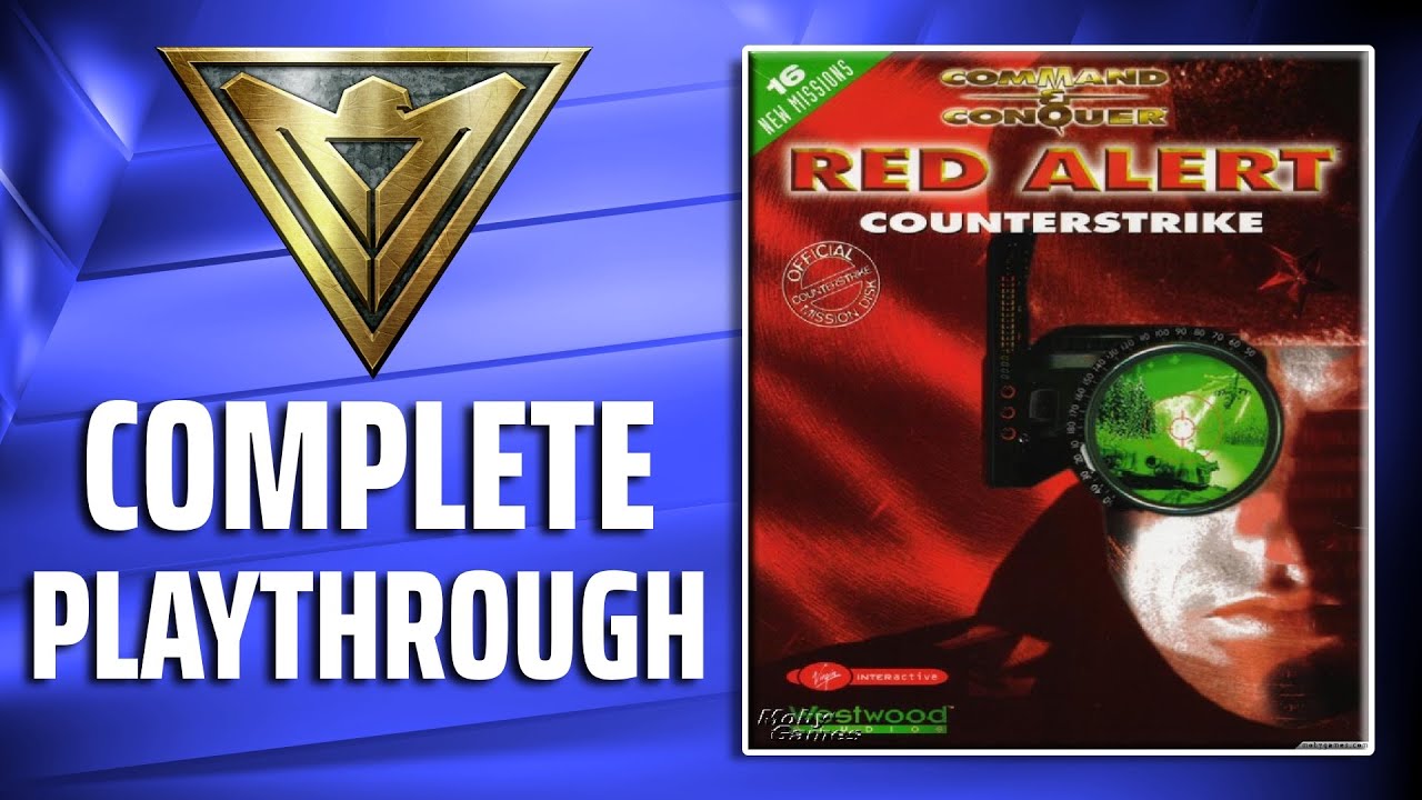 C&C Red Alert Counterstrike | Allied Complete Playthrough | (HARD)