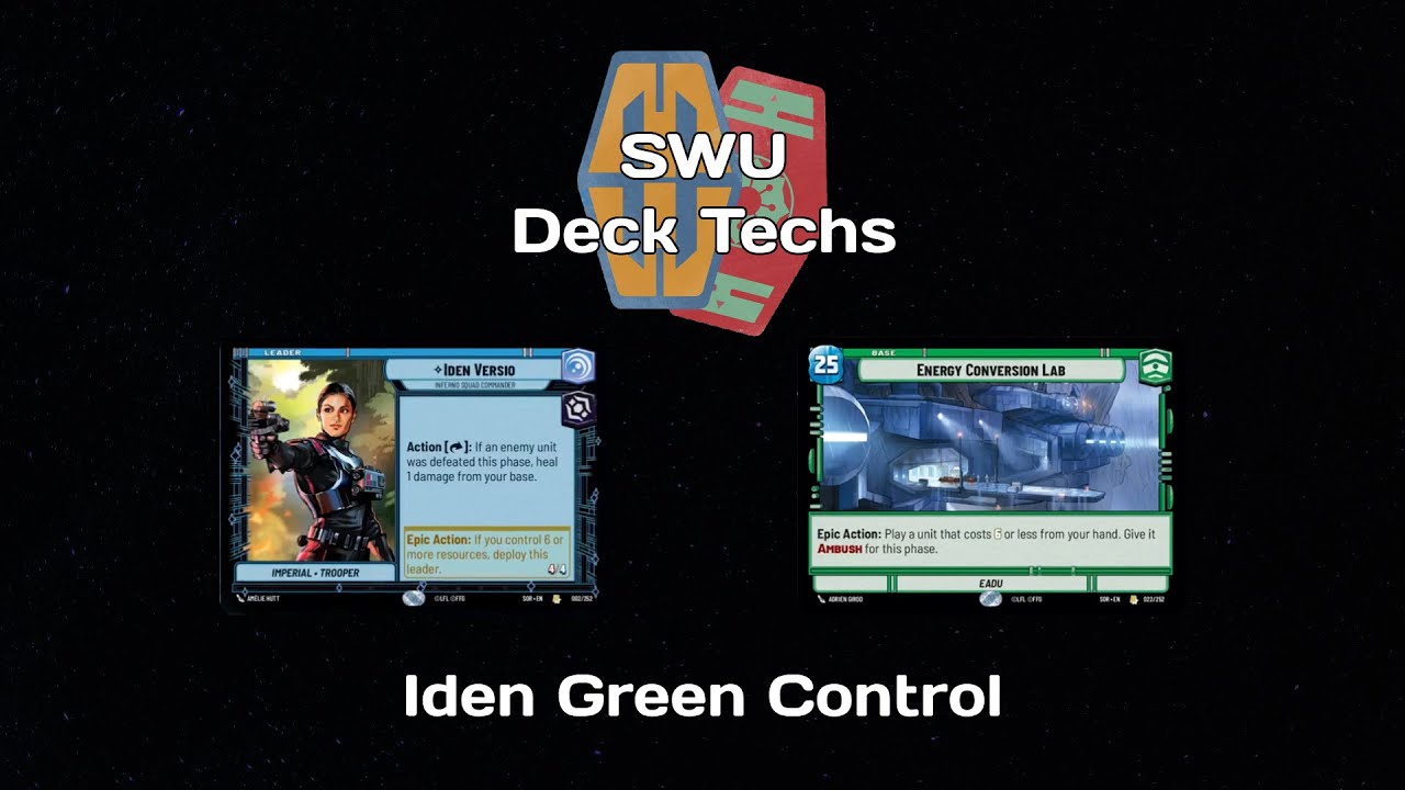 Das Star Wars Unlimited Deck um die Meta zu dominieren! Iden Command Control
