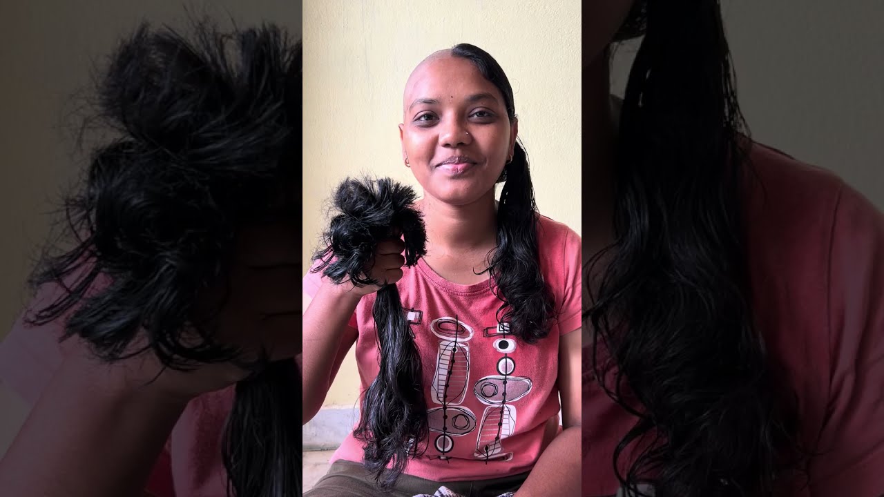 Young women  donated hair for cancer patients | Hair donation | 9666406586