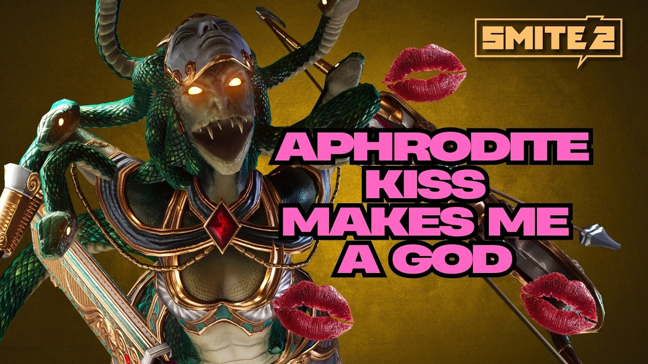 Поцелуй Афродиты делает меня богом! Геймплей Smite 2: Медуза