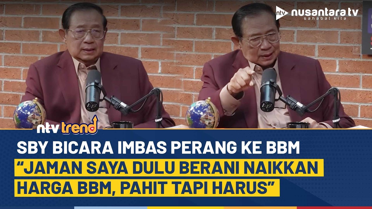 Imbas Konflik Global, SBY Ungkap Strategi Hadapi Lonjakan Harga Singgung Keberanian Presiden Prabowo