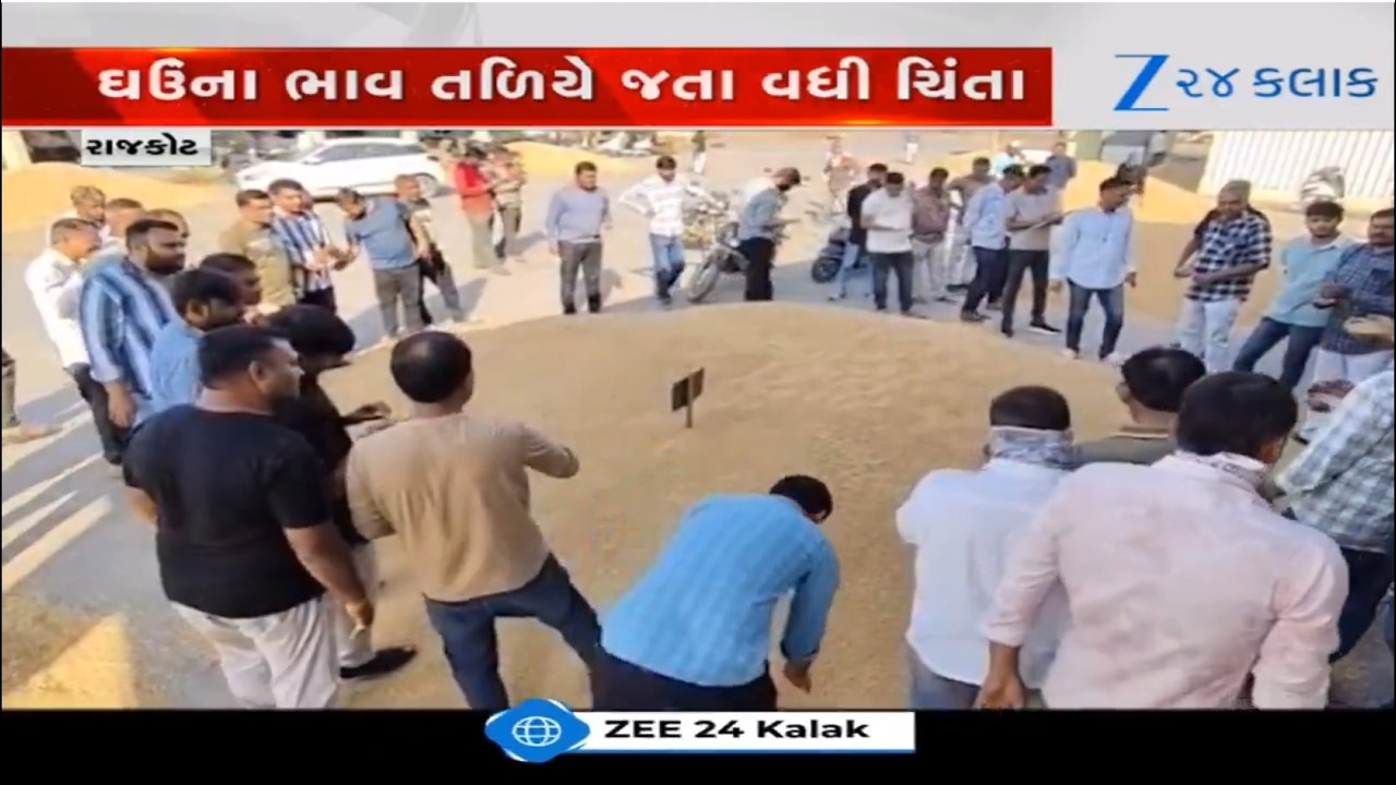 Rajkot: ઘઉના ભાવ તળિયે જતાં વધી ચિંતા, ધોરાજીમાં ઘઉના ભાવ સરખા આપવાની ખેડૂતોએ કરી માગ