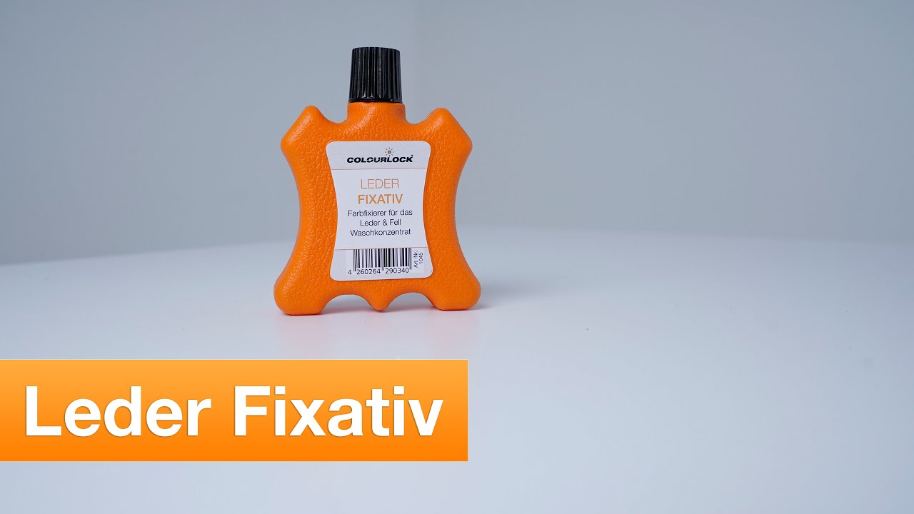 Leder-Fixativ | COLOURLOCK  [Produktvorstellung] | COLOURLOCK