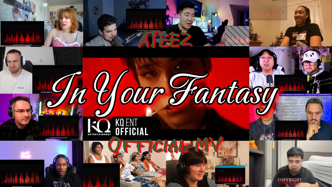 ATEEZ - 'In Your Fantasy' Official MV | REACTION MASHUP 
