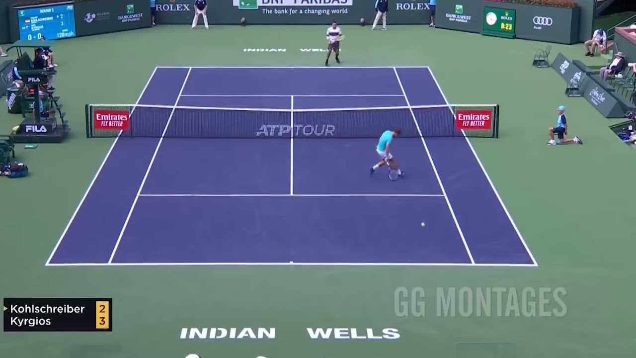 Indian Wells 2019 -Philipp Kohlschreiber vs Nick Kyrgios Highlights HD