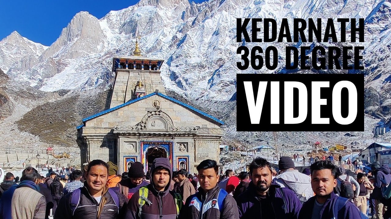 !!🙏 KEDARNATH IN VR🙏360°video!!AFTER FIRST SNOWFALL!! 2021 WITH INSTA 360ONE X2 !! #kedarnath 
