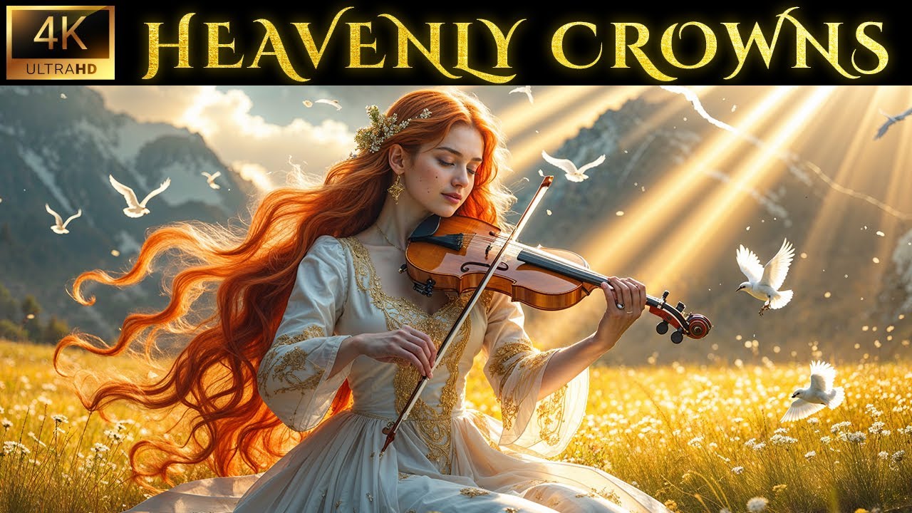 Worship In Heaven - HEAVENLY CROWNS (4K) | Heaven's Chorus - Angel Songs | Hymn Of Heaven