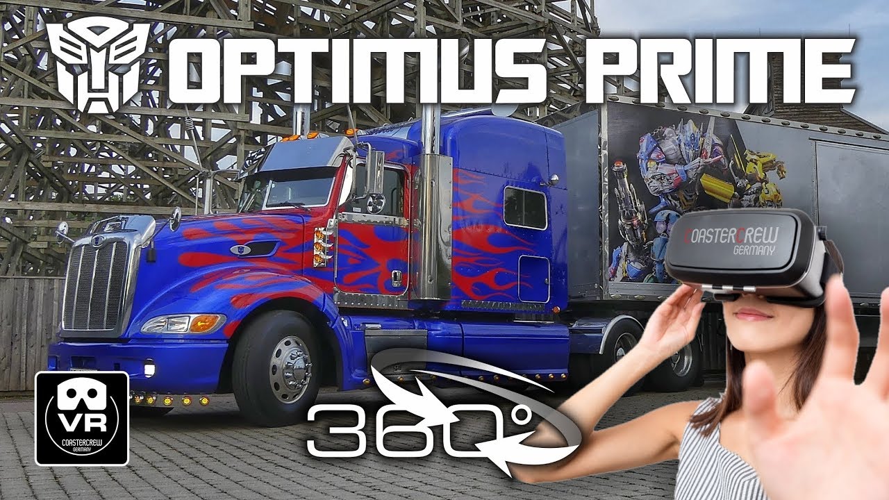 Transformers VR 360&deg; - Optimus Prime Hasbro Truck Tour - Movie Park Germany - virtual reality POV