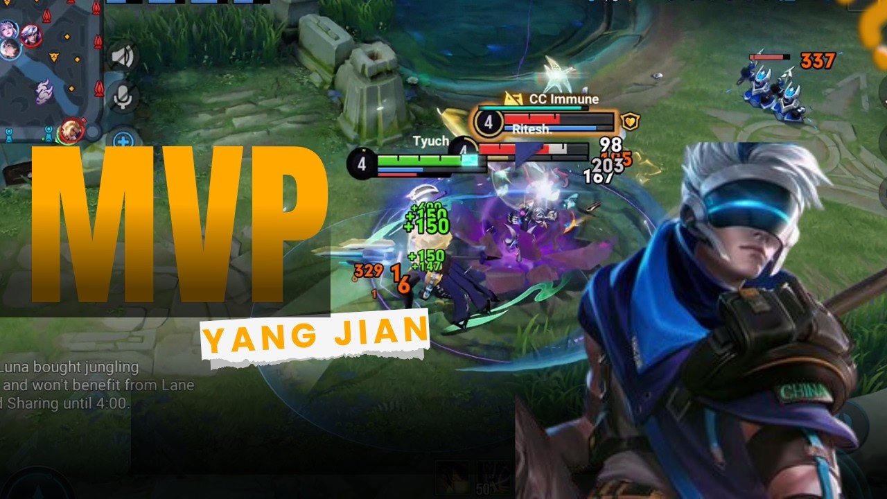 Unstoppable Yang Jian! MVP Carry Gameplay | Honor of Kings