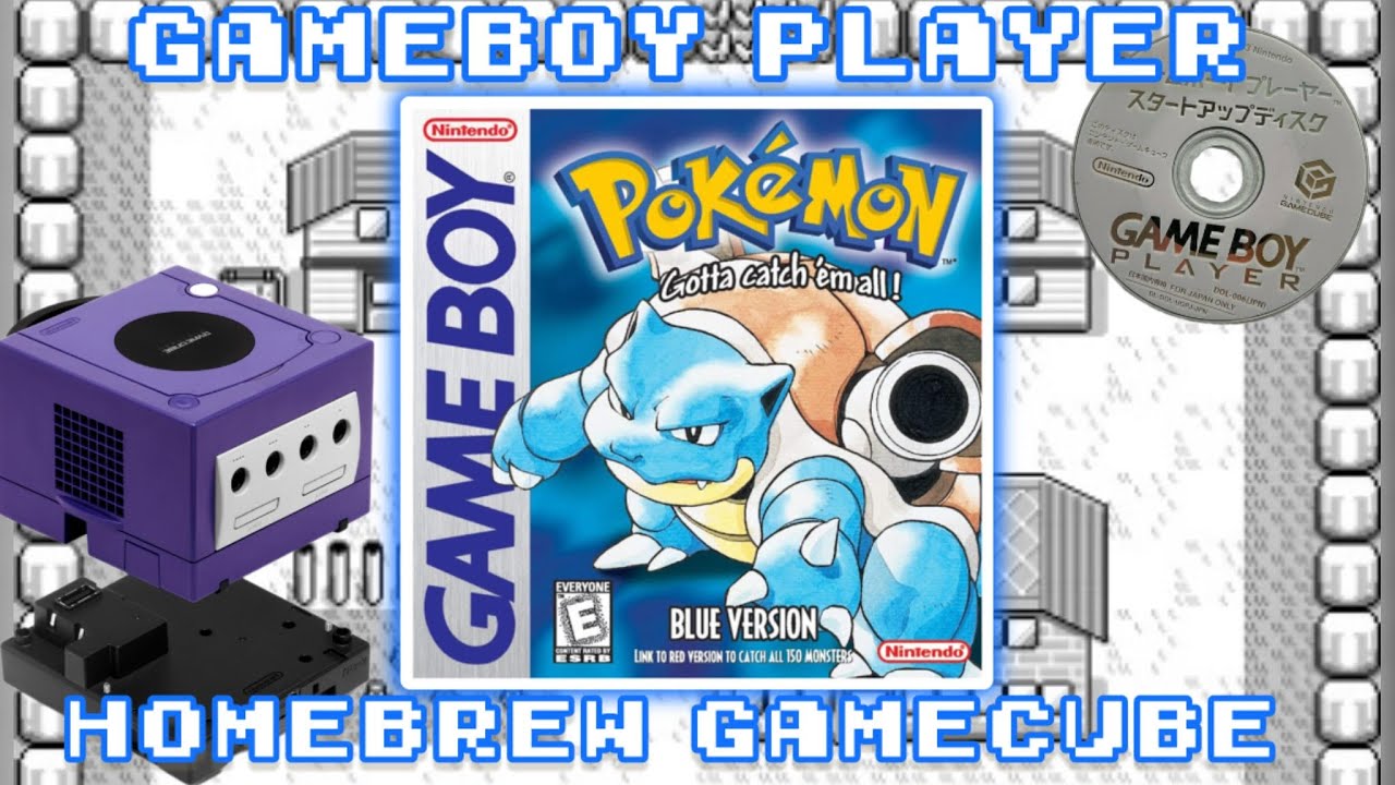 Pokemon Blue Version: Homebrew GameCube Gameboy Player Live Stream