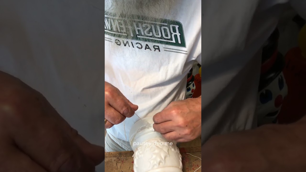 Patching a hole using epoxy on a blow mold