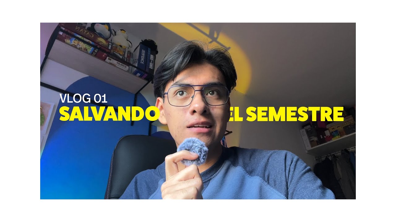 intentando salvar el semestre 😭👨🏻‍💻 | vlog 01