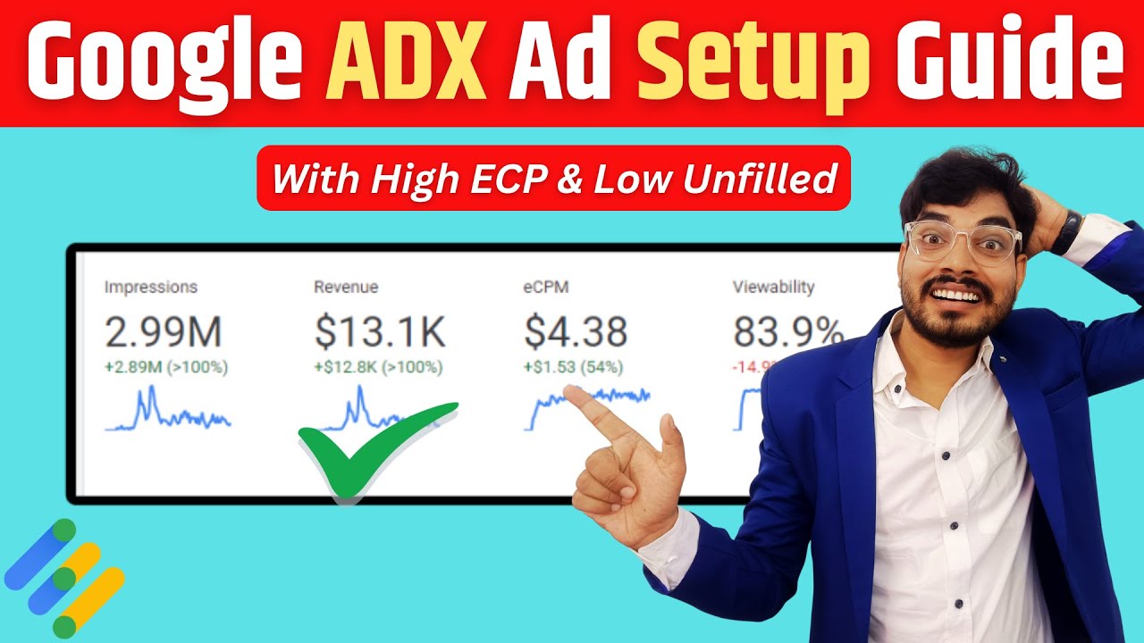 Google Ad manager Complete Ad Setup Guide With High ECP & Low Unfilled | Google ADX ad Setup