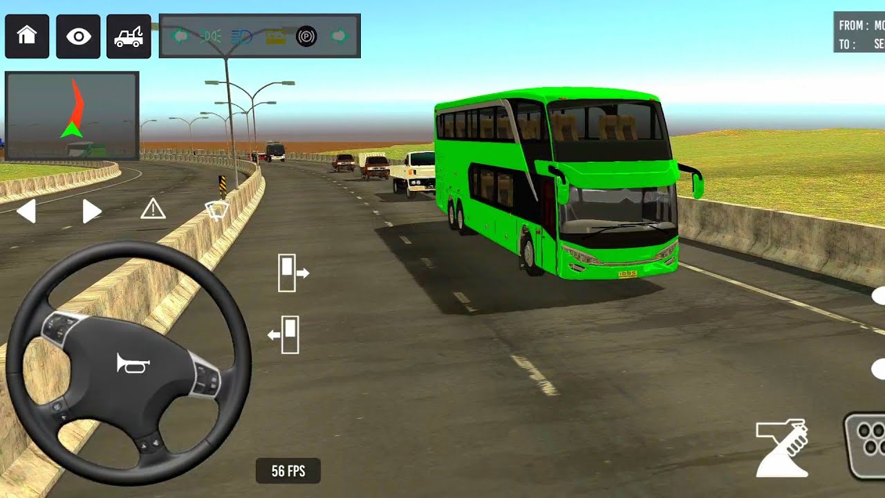 New Euro Coach Bus Driving 🚌😍 | Coach Bus Simulator Part 89 | Android Gameplay