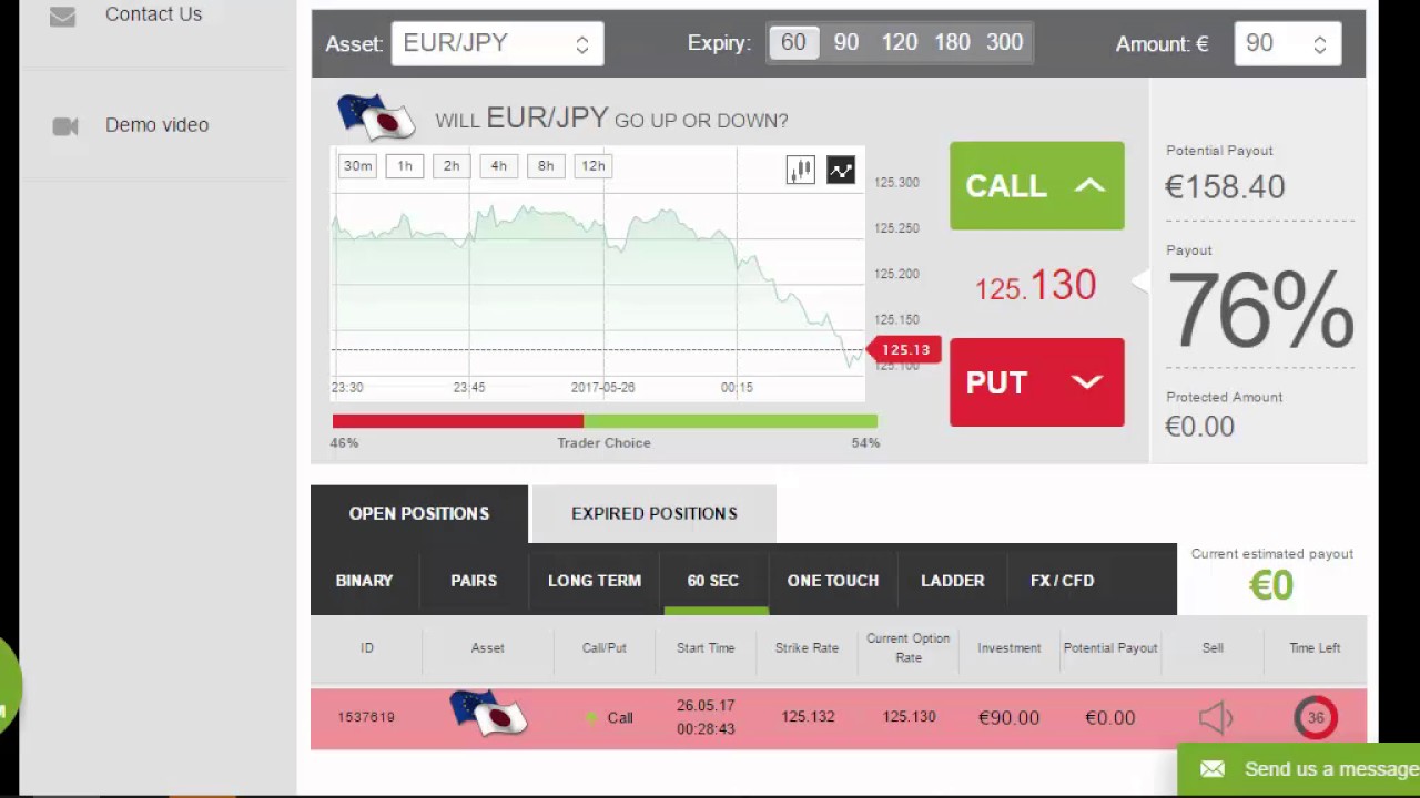 Auto Binary Signals (Perfect Match) Video 1 Live Trading - May 26th 2017
