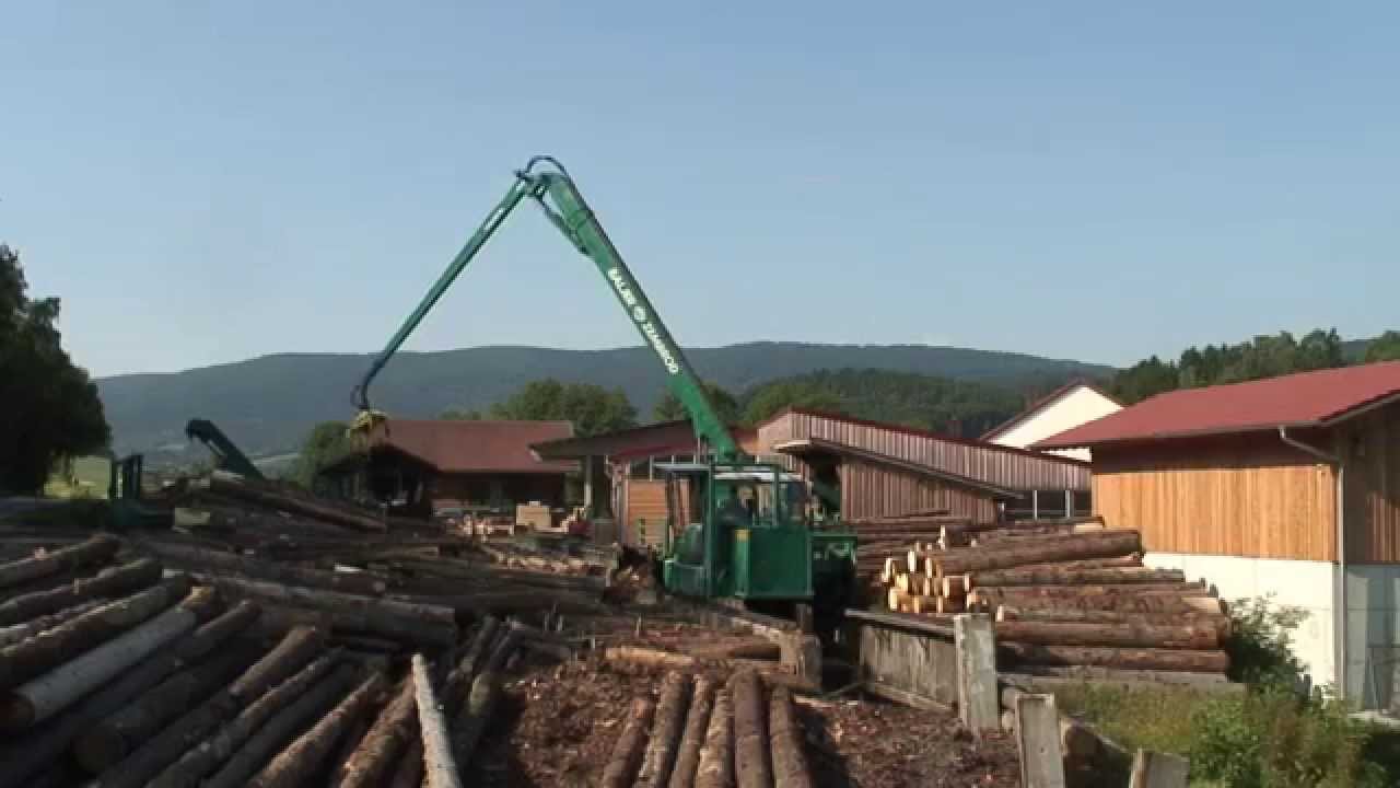RSTW ESX-I: Rundholzsortier- und Transportwagen / Roundwood sorting and transporting carriage