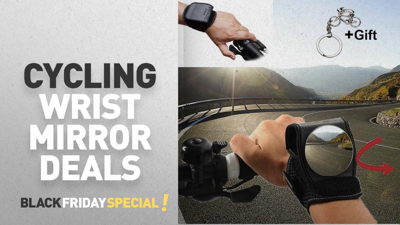 Top Black Friday Cycling Wrist Mirror Deals: Bike Mirrors, West Biking Bicycle Rear View Mirror for