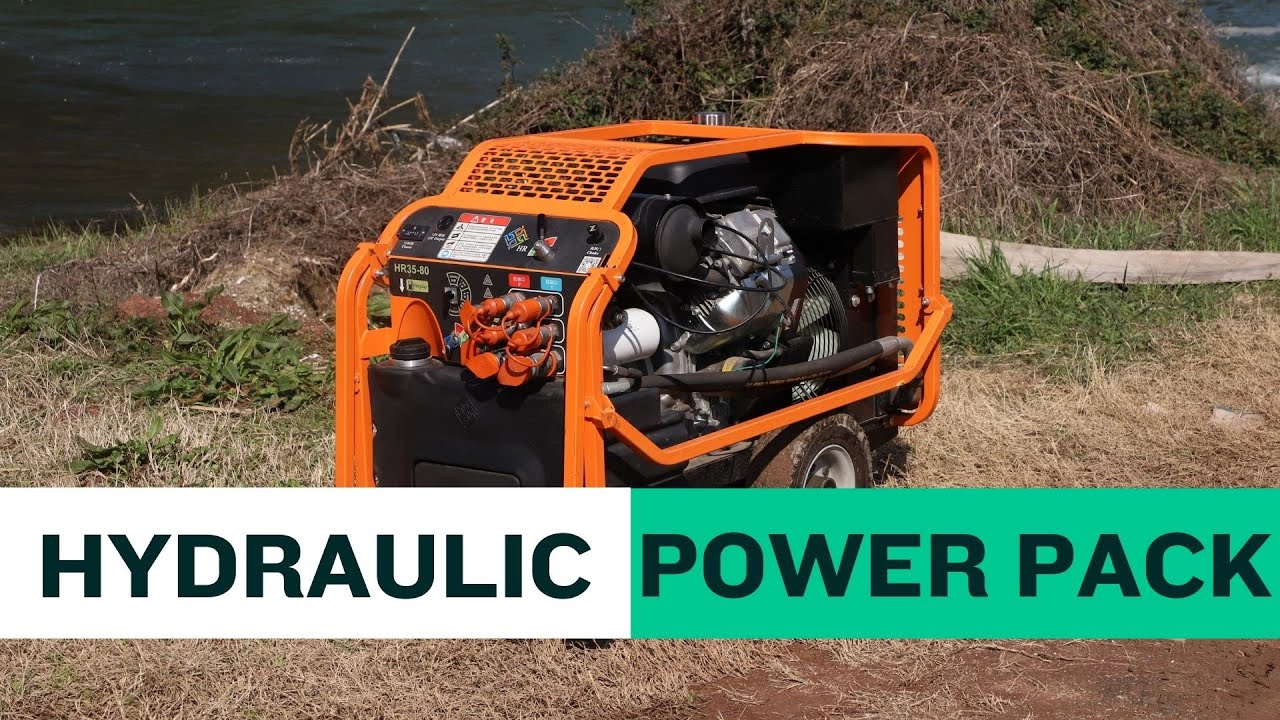 HP35 Hydraulic Petrol Dual Circuit Power Pack