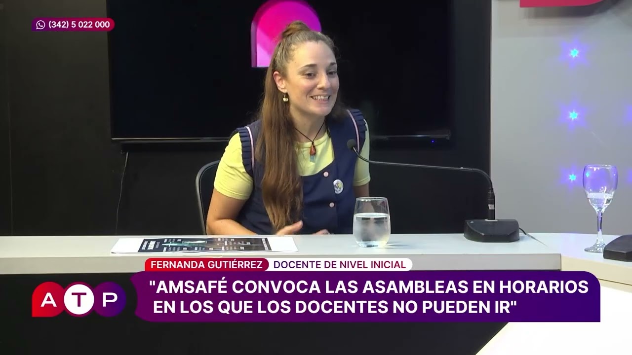 Fernanda Gutiérrez - Alternativa Docente - desmienten $1300000 de sueldo docente - ATP 24 02 26